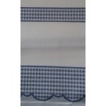 Dishtowel to Cross Stitch with Colored Square Border